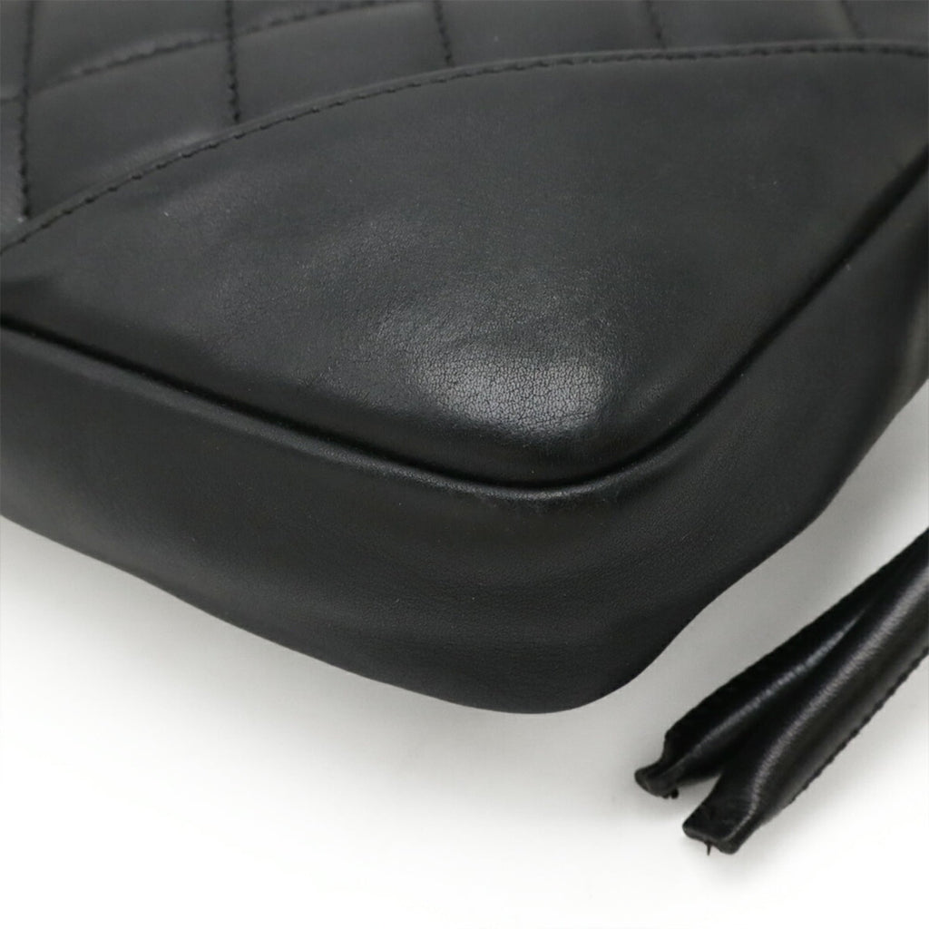 Chanel Ligne Cambon Black White Shoulder Bag (Pre-Owned)