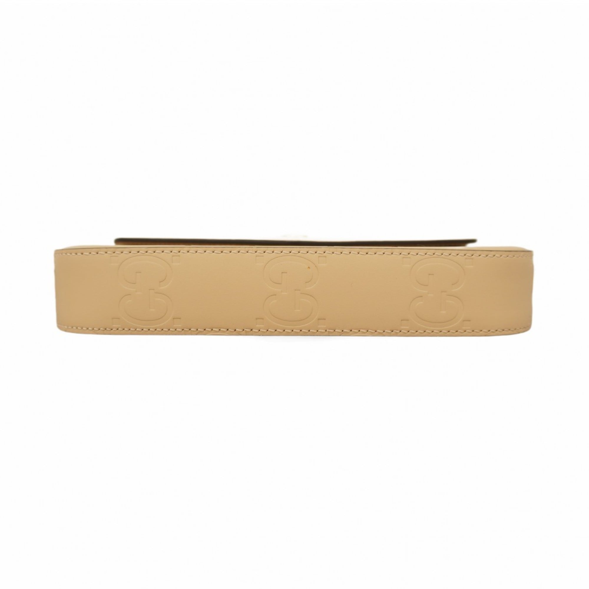 Gucci Beige Leather Shoulder Bag (Pre-Owned)