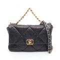 Chanel Black Leather Shoulder Bag (Pre-Owned)