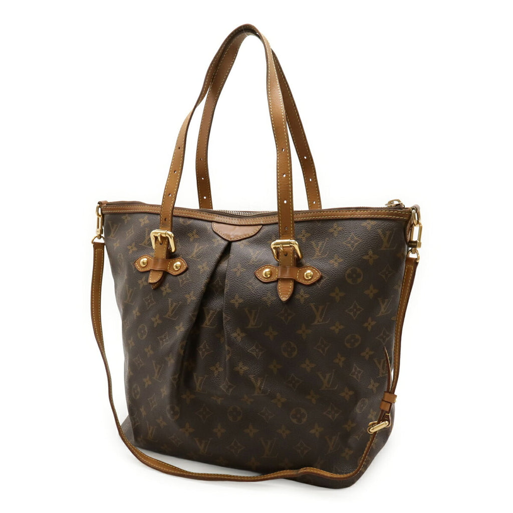 Louis Vuitton Brown Monogram Canvas Shoulder Bag Tote Bag (Pre-Owned)