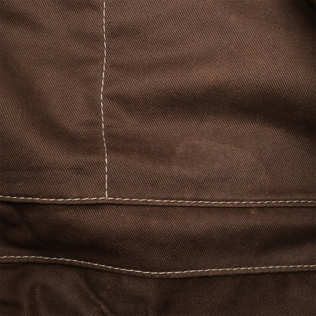 Loewe Brown Dark Brown Leather Boston Bag Shoulder Bag (Pre-Owned)