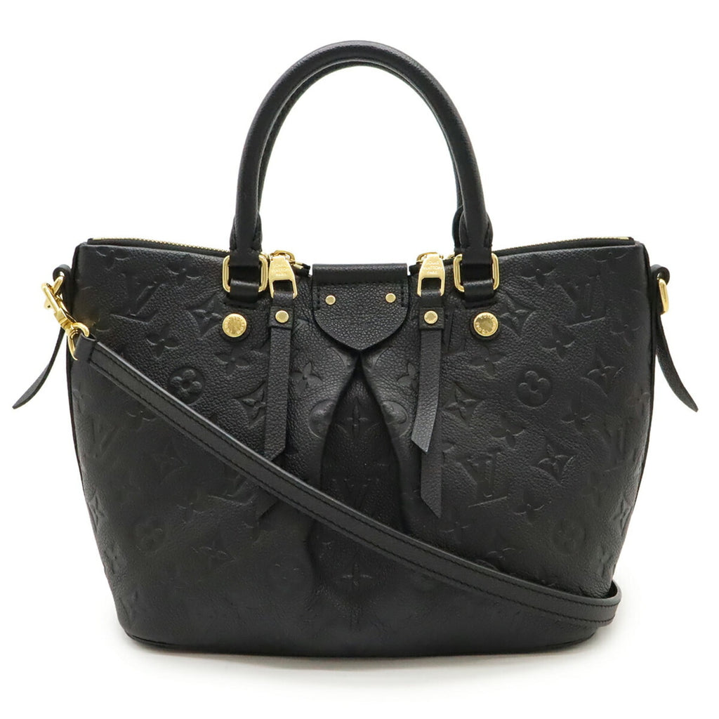 Louis Vuitton Black Noir Monogram Empreinte Handbag Shoulder Bag (Pre-Owned)