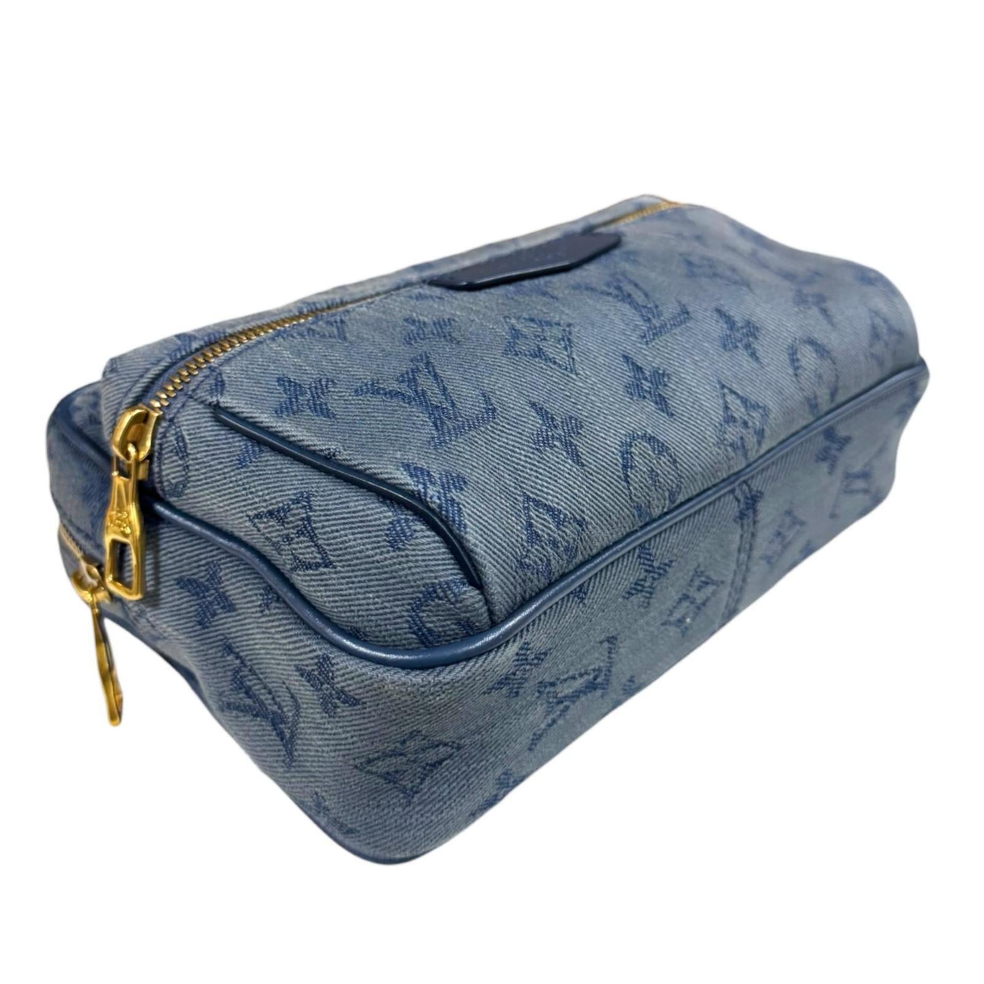 Louis Vuitton Monogram Denim Blue Monogram Denim Sling Bag (Pre-Owned)