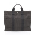 Hermes Gray Nylon Canvas Tote Bag (Pre-Owned)