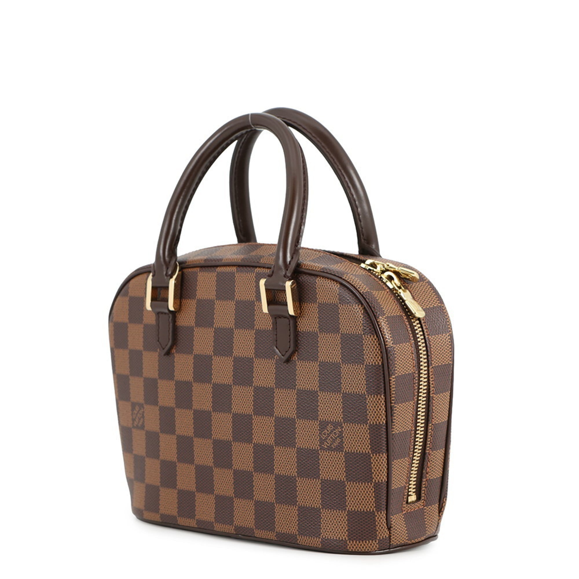 Louis Vuitton Damier Damier Canvas Ebene Red Color Handbag (Pre-Owned)