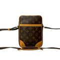 Louis Vuitton Brown Leather Pvc Shoulder Bag (Pre-Owned)