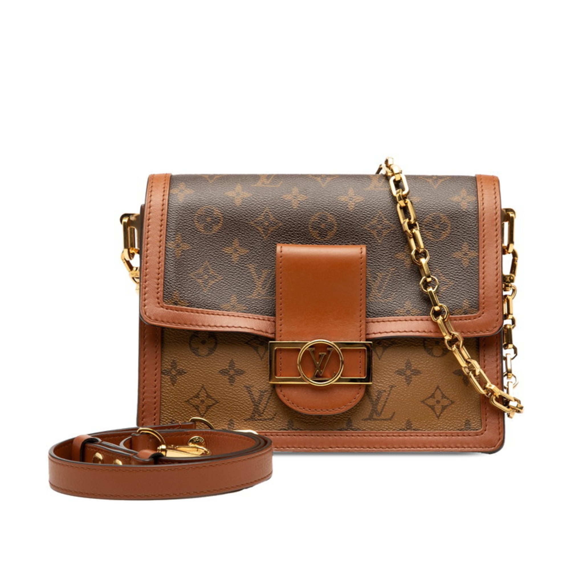 Louis Vuitton Brown Pvc Leather Shoulder Bag (Pre-Owned)