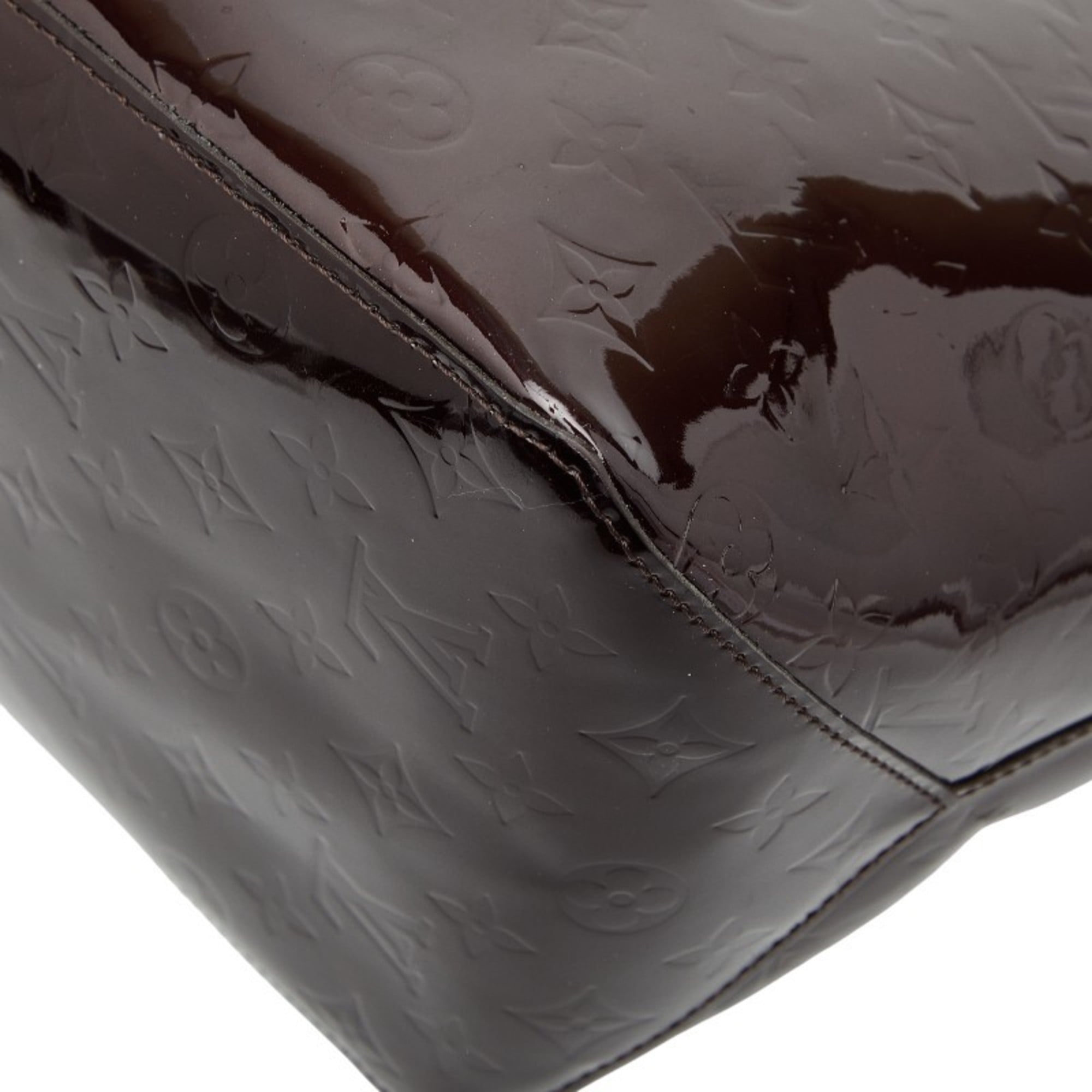 Louis Vuitton Amarante Purple Patent Leather Leather Shoulder Bag Tote Bag (Pre-Owned)