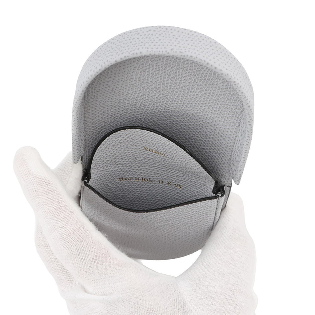 Valextra Gray Coin Purse/Coin Case (Pre-Owned)