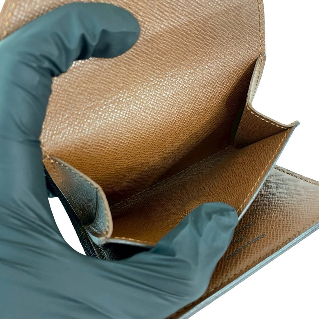 Louis Vuitton Brown Leather Pvc Wallet (Bi-Fold) (Pre-Owned)
