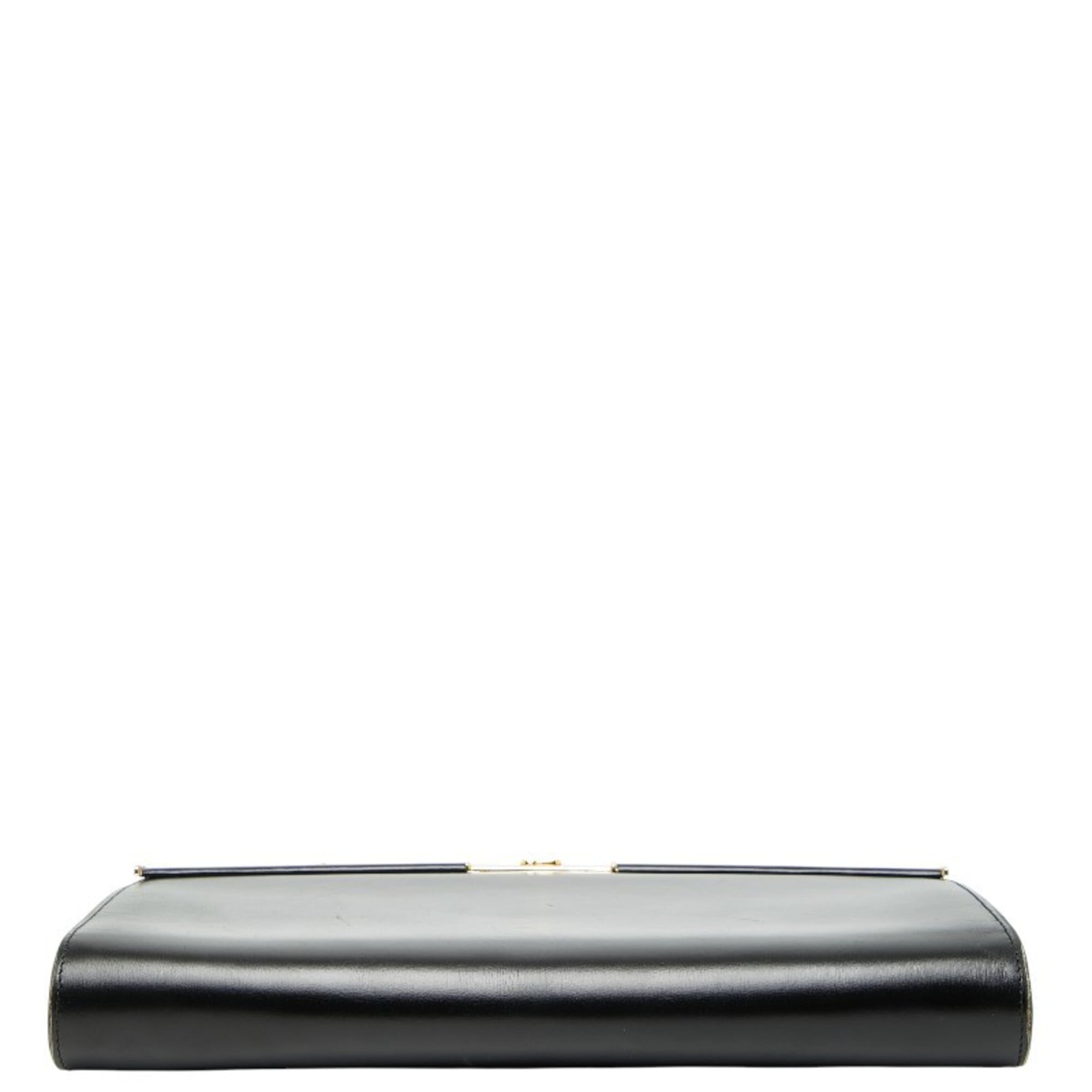 Christian Dior Black Leather Shoulder Bag (Pre-Owned)