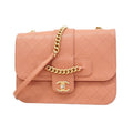 Chanel Pink Leather Shoulder Bag (Pre-Owned)