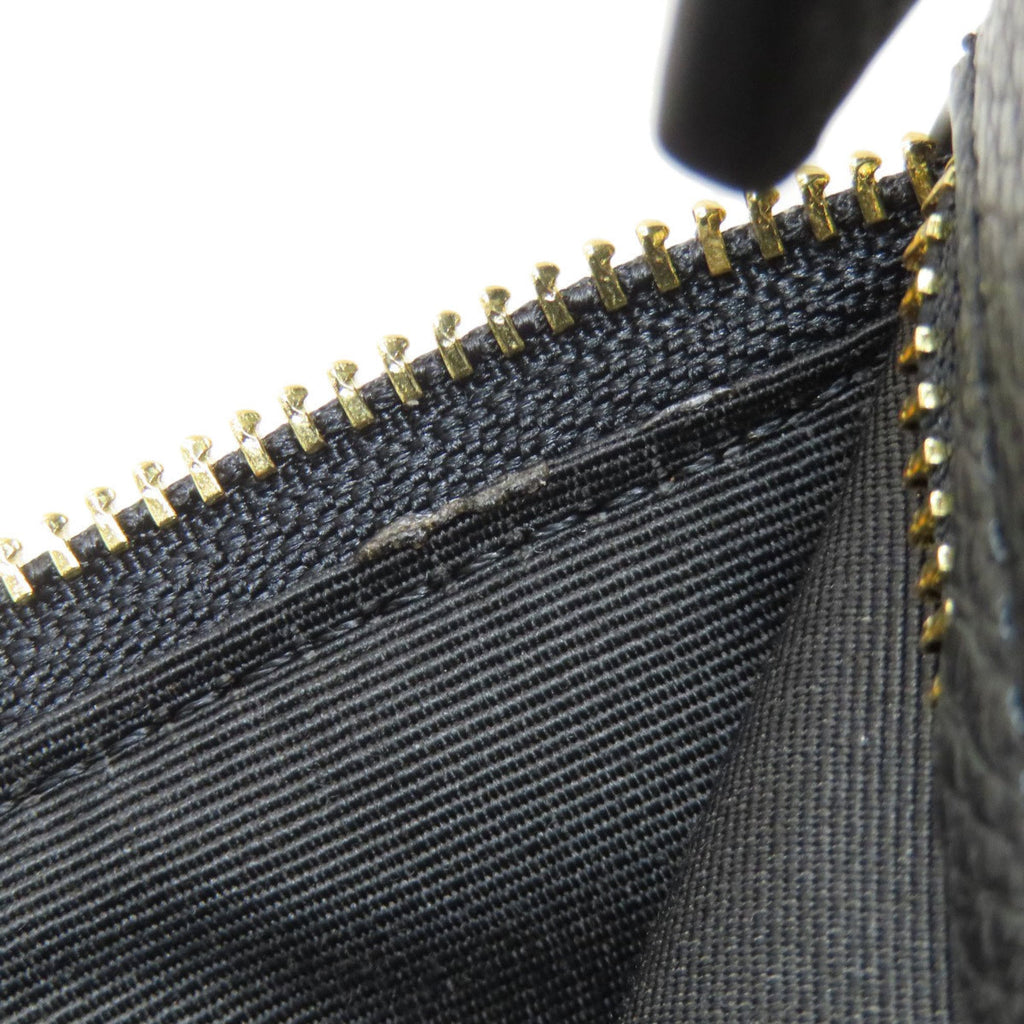 Coach Black Leather Shoulder Bag (Pre-Owned)