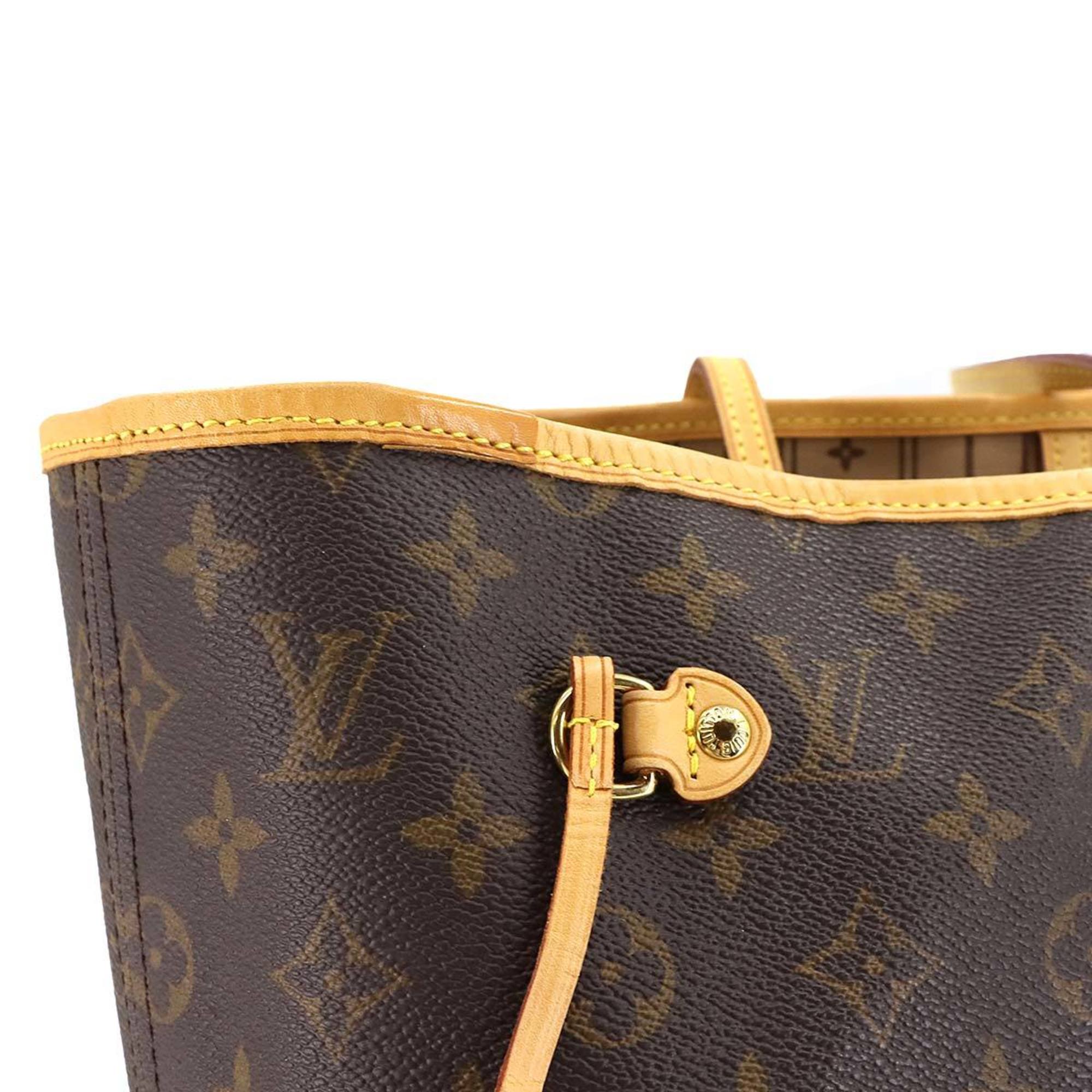 Louis Vuitton Beige Brown Monogram Monogram Tote Bag (Pre-Owned)