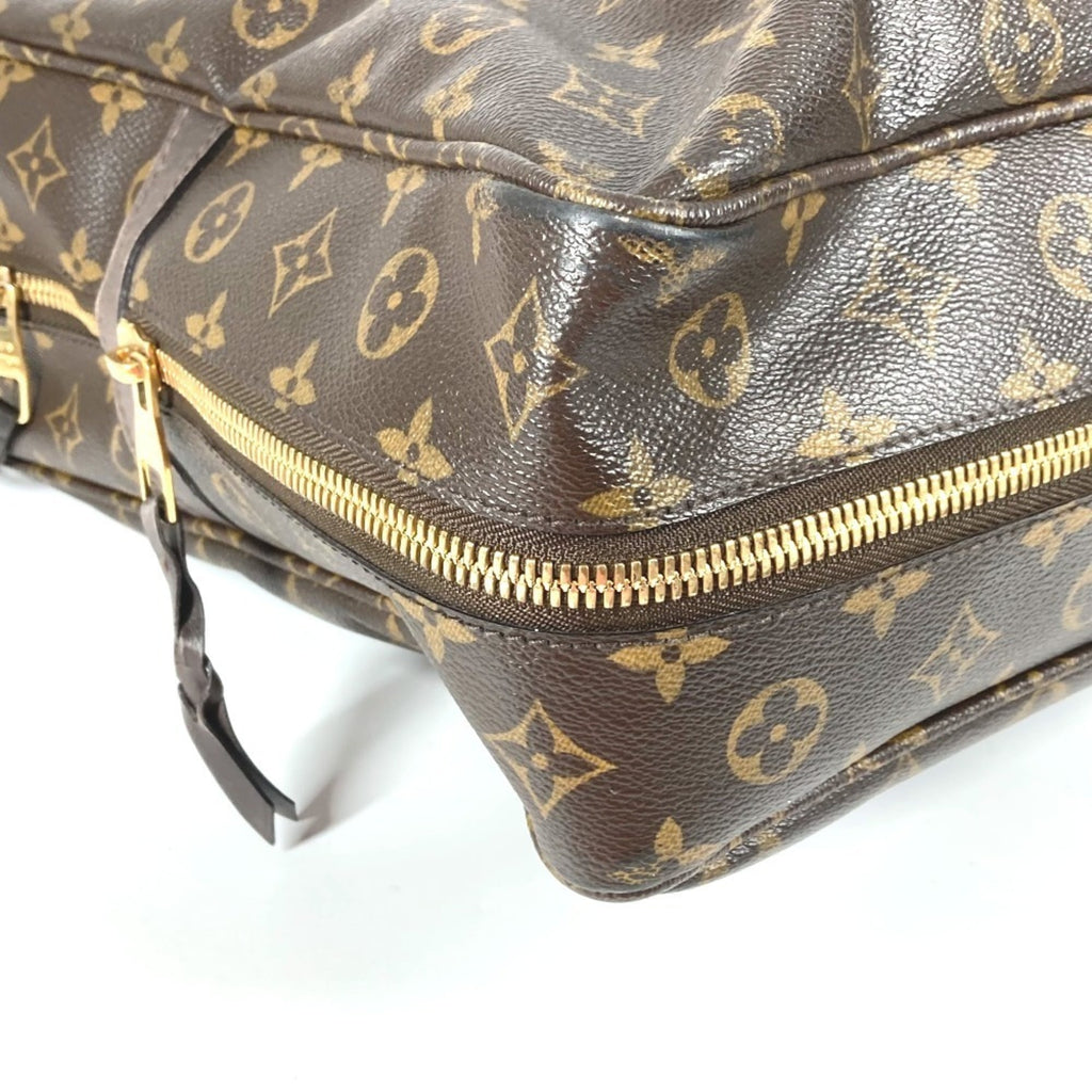 Louis Vuitton Brown Lv Charcoal Monogram Monogram Boston Bag Handbag (Pre-Owned)