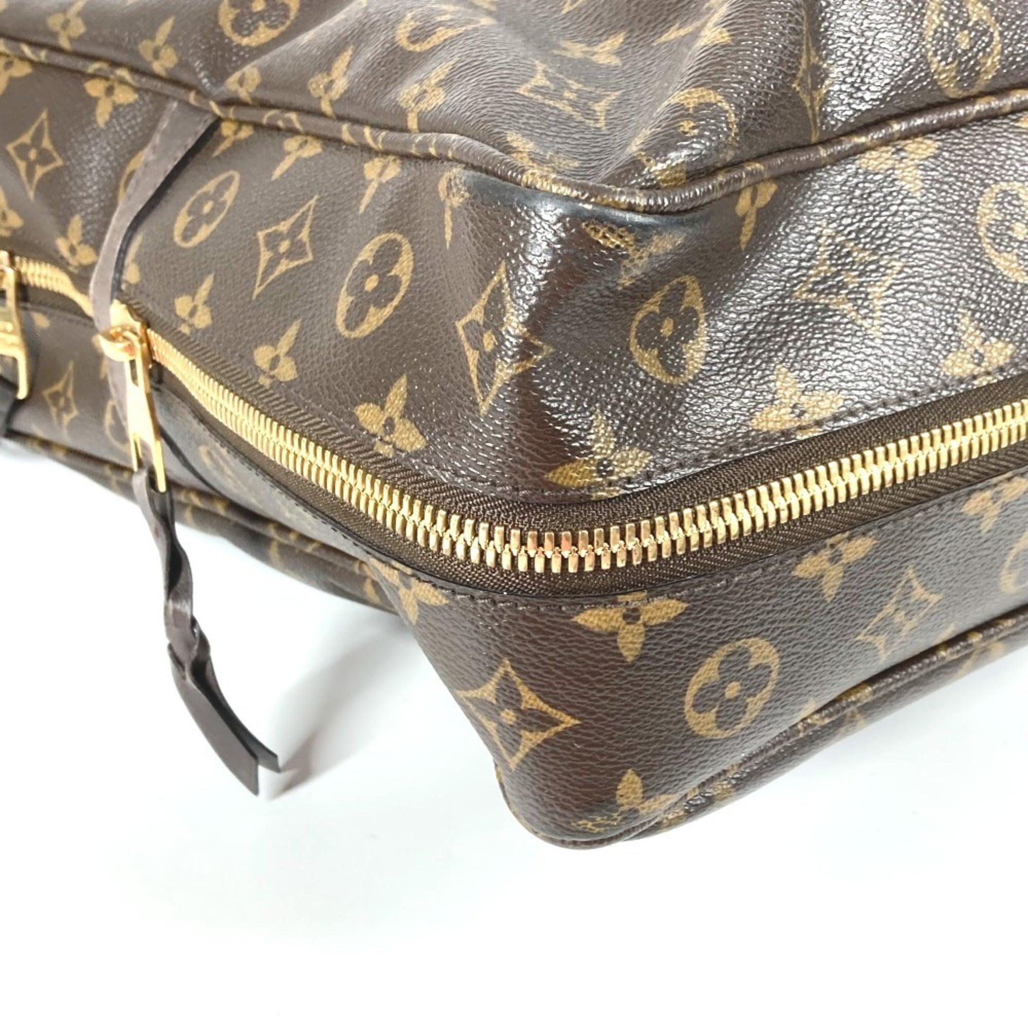 Louis Vuitton Brown Lv Charcoal Monogram Monogram Boston Bag Handbag (Pre-Owned)