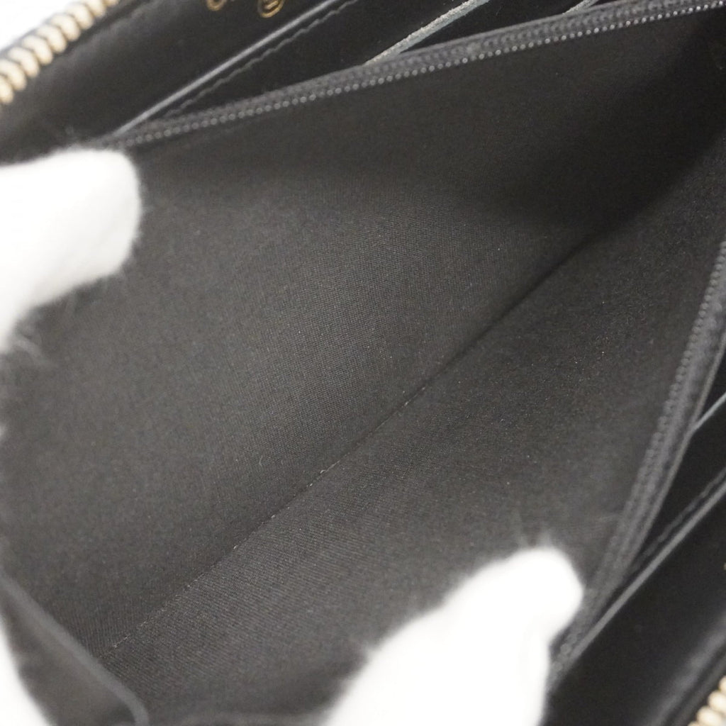 Chanel Navy Fabric Long Wallet (Bi-Fold) (Pre-Owned)