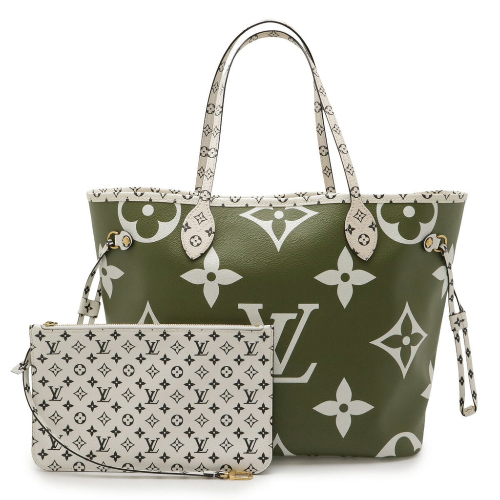 Louis Vuitton Monogram Beige Khaki Monogram Shoulder Bag Tote Bag (Pre-Owned)