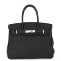 Hermes Birkin Black Togo Leather Handbag (Pre-Owned)