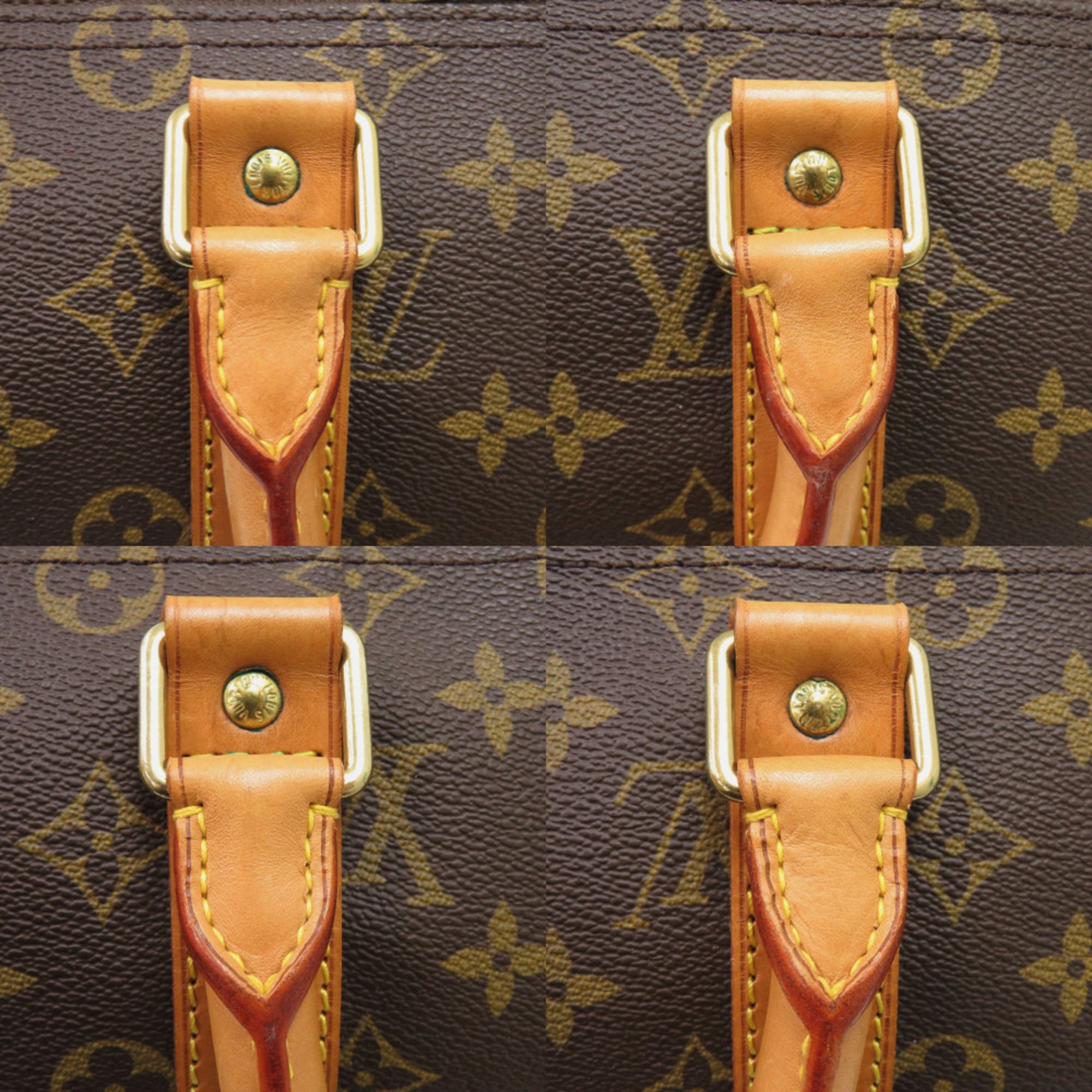 Louis Vuitton Brown Monogram Canvas Boston Bag (Pre-Owned)
