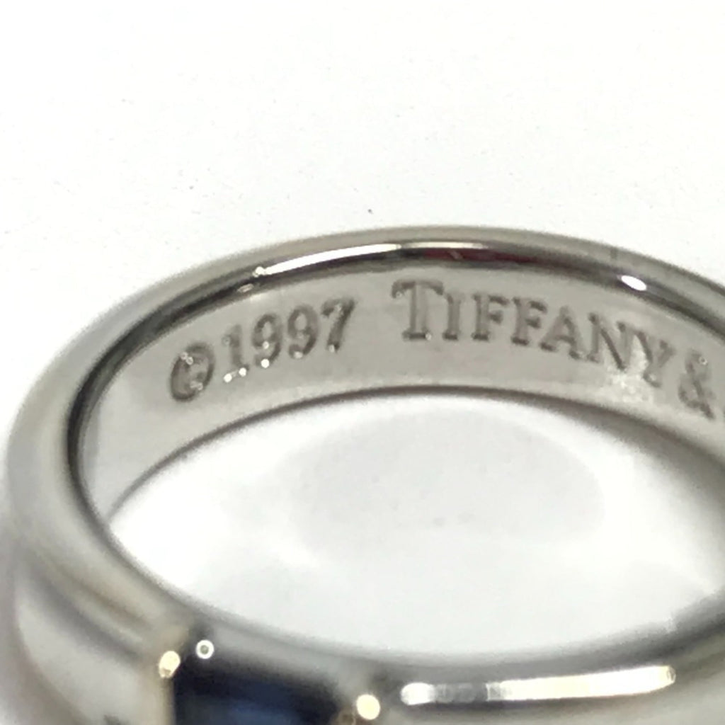 Tiffany Silver White Gold (18K) Band Ring (Pre-Owned)