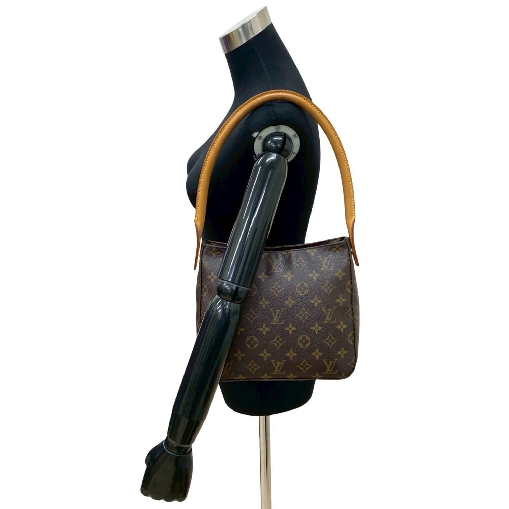 Louis Vuitton Brown Leather Pvc Shoulder Bag (Pre-Owned)