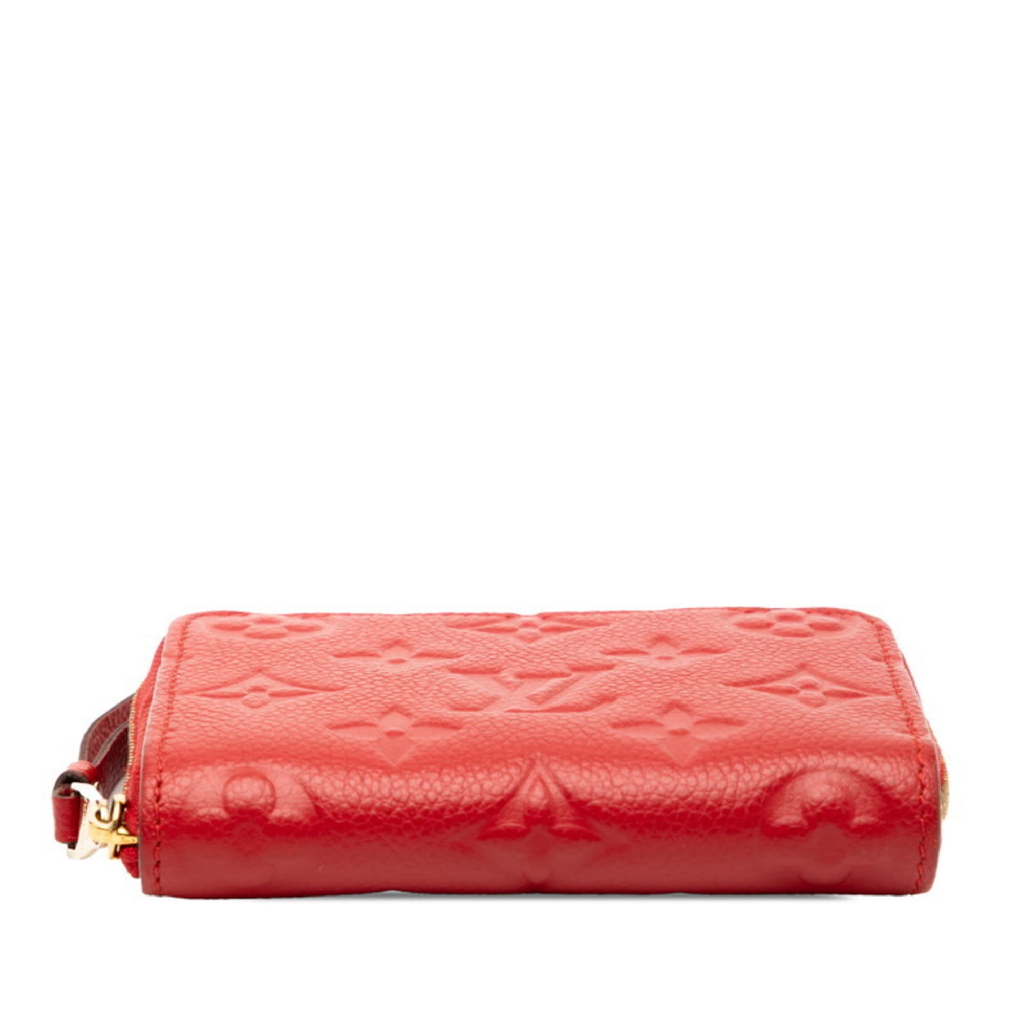 Louis Vuitton Cerise Red Color Leather Coin Purse/Coin Case (Pre-Owned)