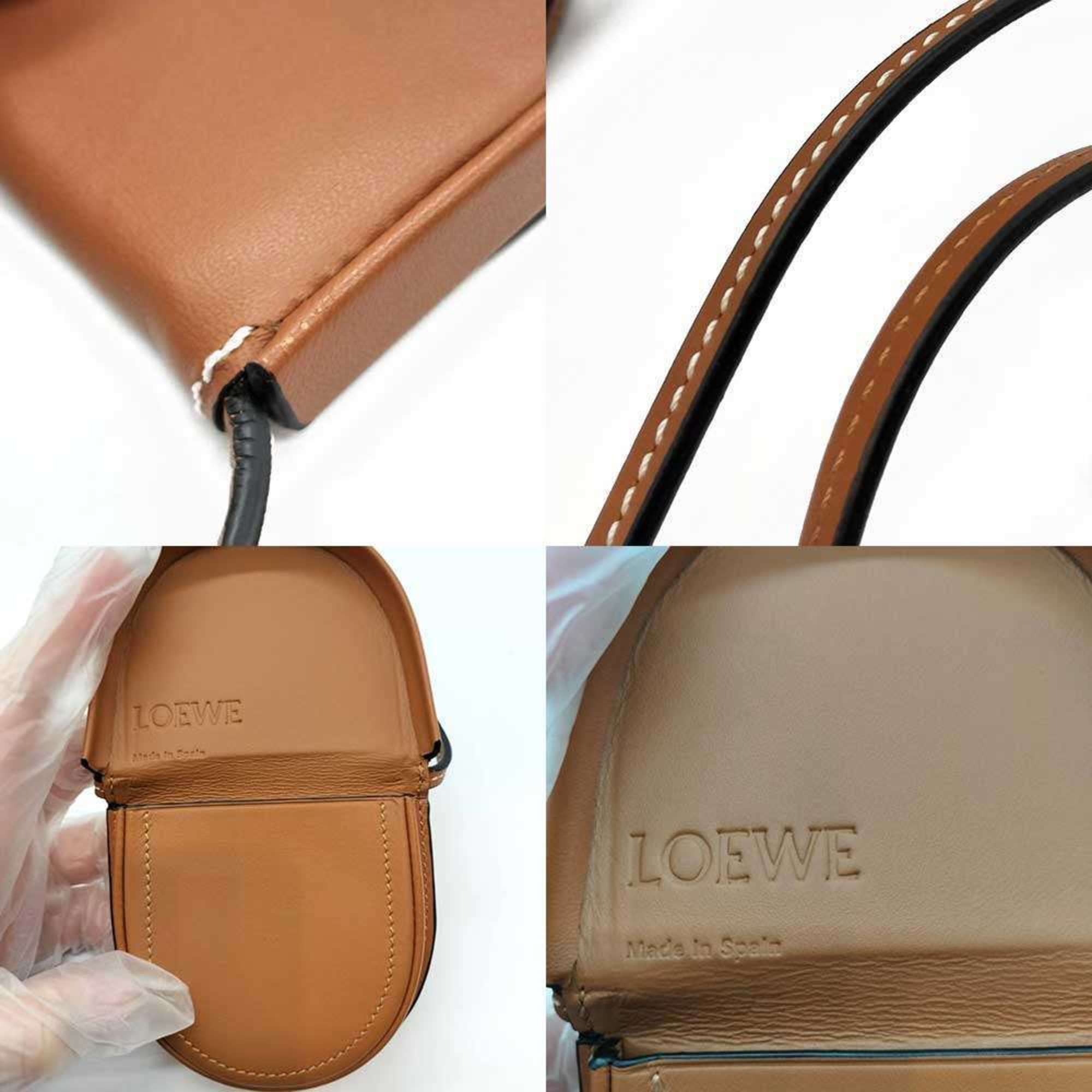 Loewe Brown Leather Pouch (Pre-Owned)
