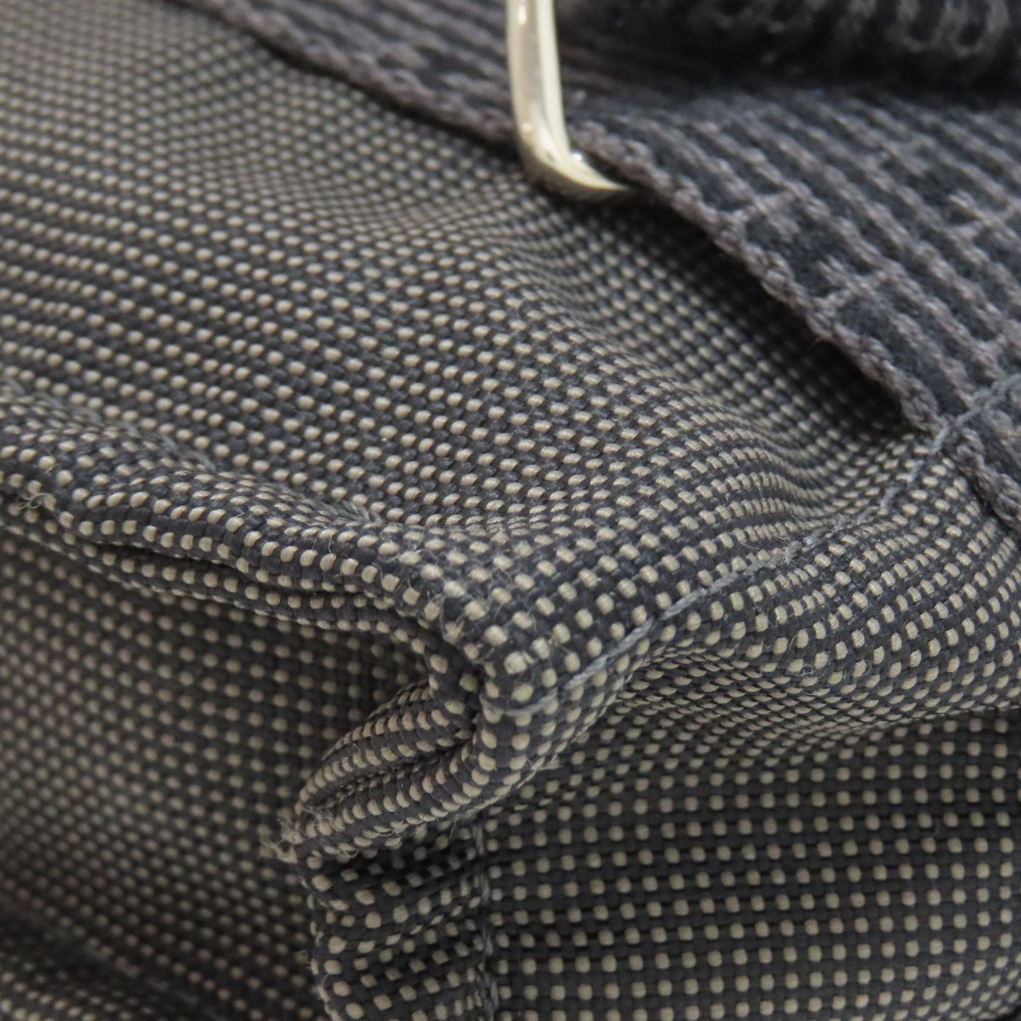Hermes Gray Canvas Backpack (Pre-Owned)