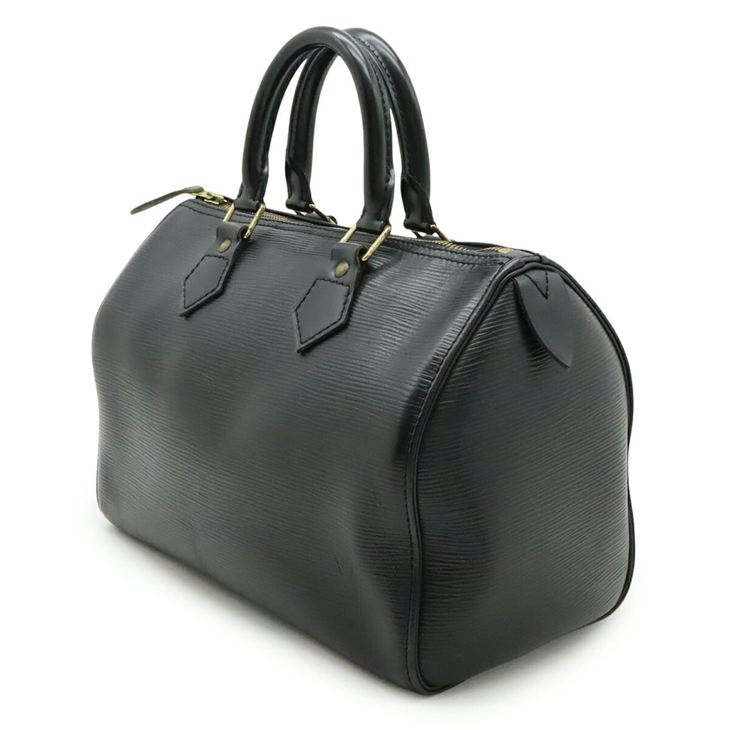 Louis Vuitton Epi Black Noir Epi Leather Handbag (Pre-Owned)