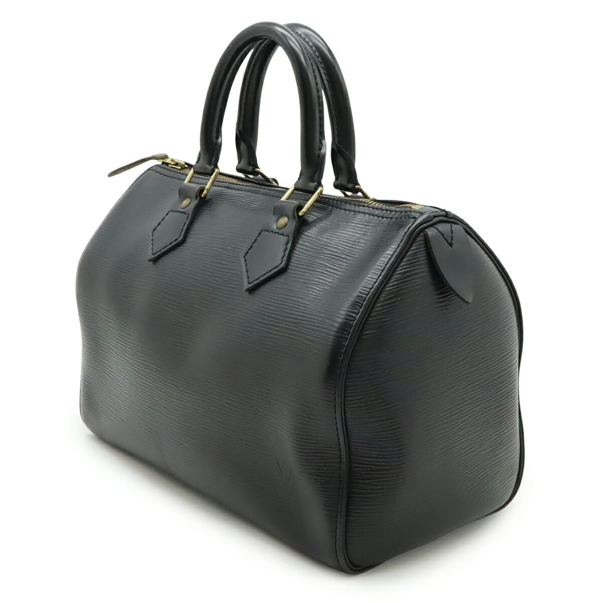 Louis Vuitton Epi Black Noir Epi Leather Handbag (Pre-Owned)