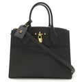Louis Vuitton Black Noir Leather Handbag Shoulder Bag (Pre-Owned)
