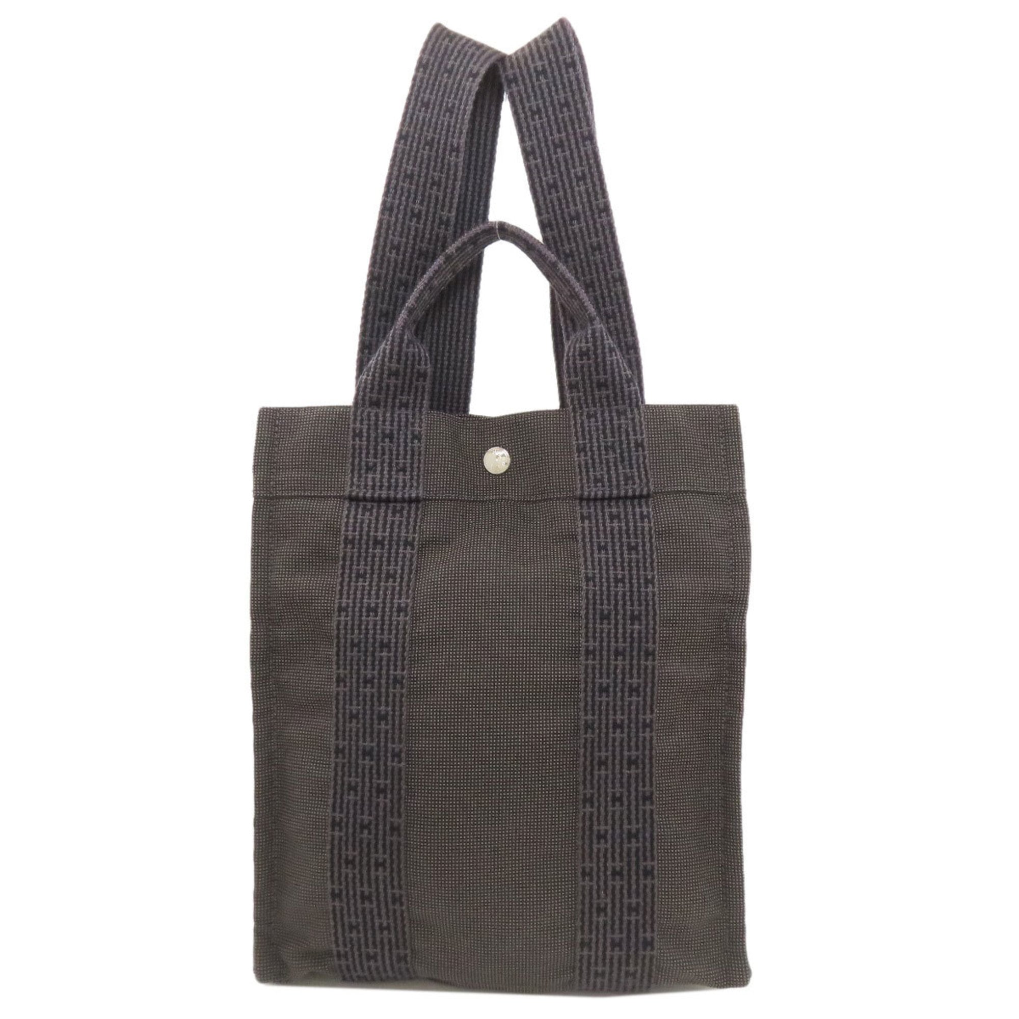 Hermes Gray Canvas Backpack (Pre-Owned)