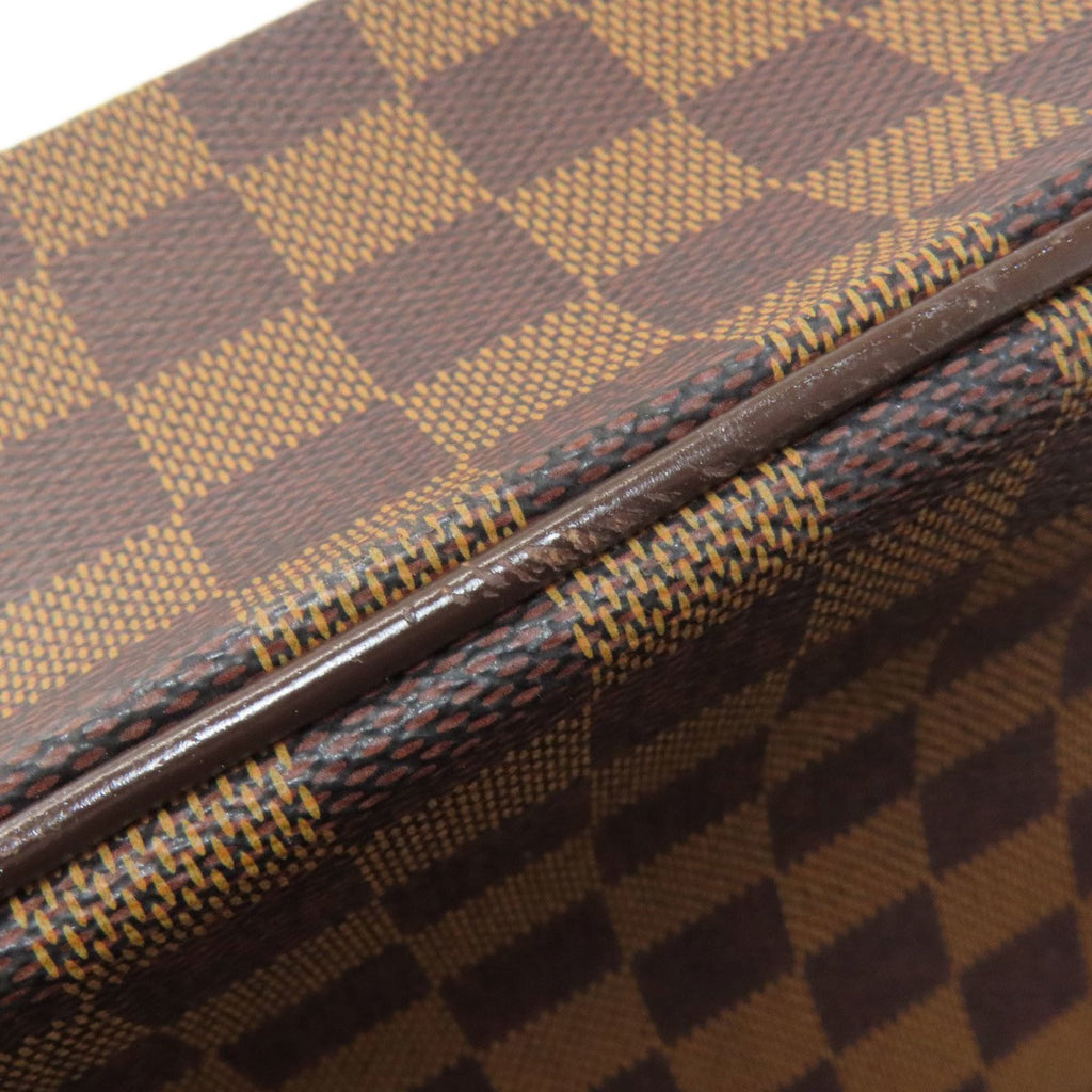 Louis Vuitton Damier Canvas Ebene Damier Canvas Shoulder Bag (Pre-Owned)