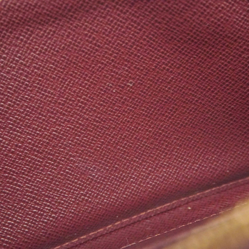 Louis Vuitton Ebene Rouge Long Wallet (Bi-Fold) (Pre-Owned)