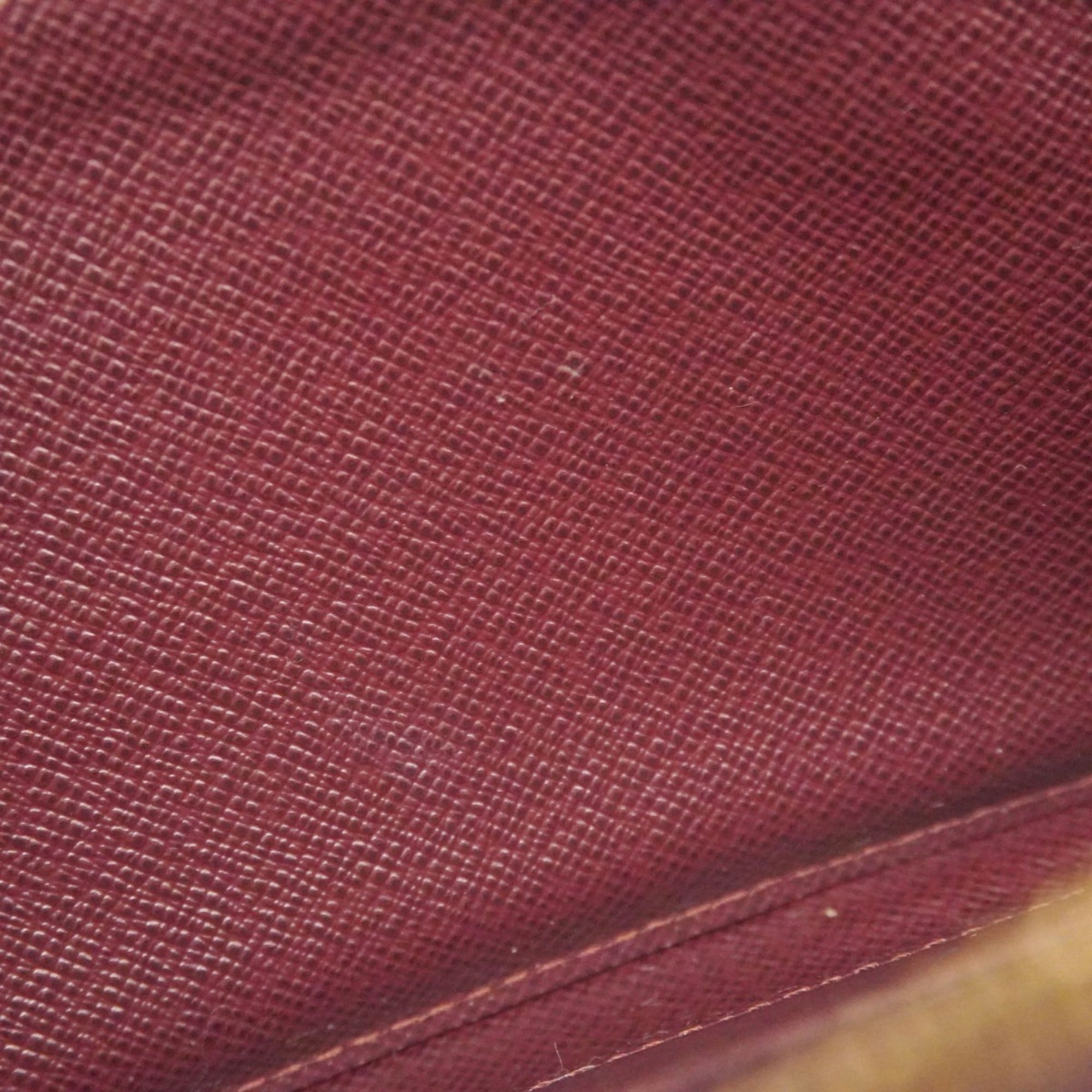Louis Vuitton Ebene Rouge Long Wallet (Bi-Fold) (Pre-Owned)