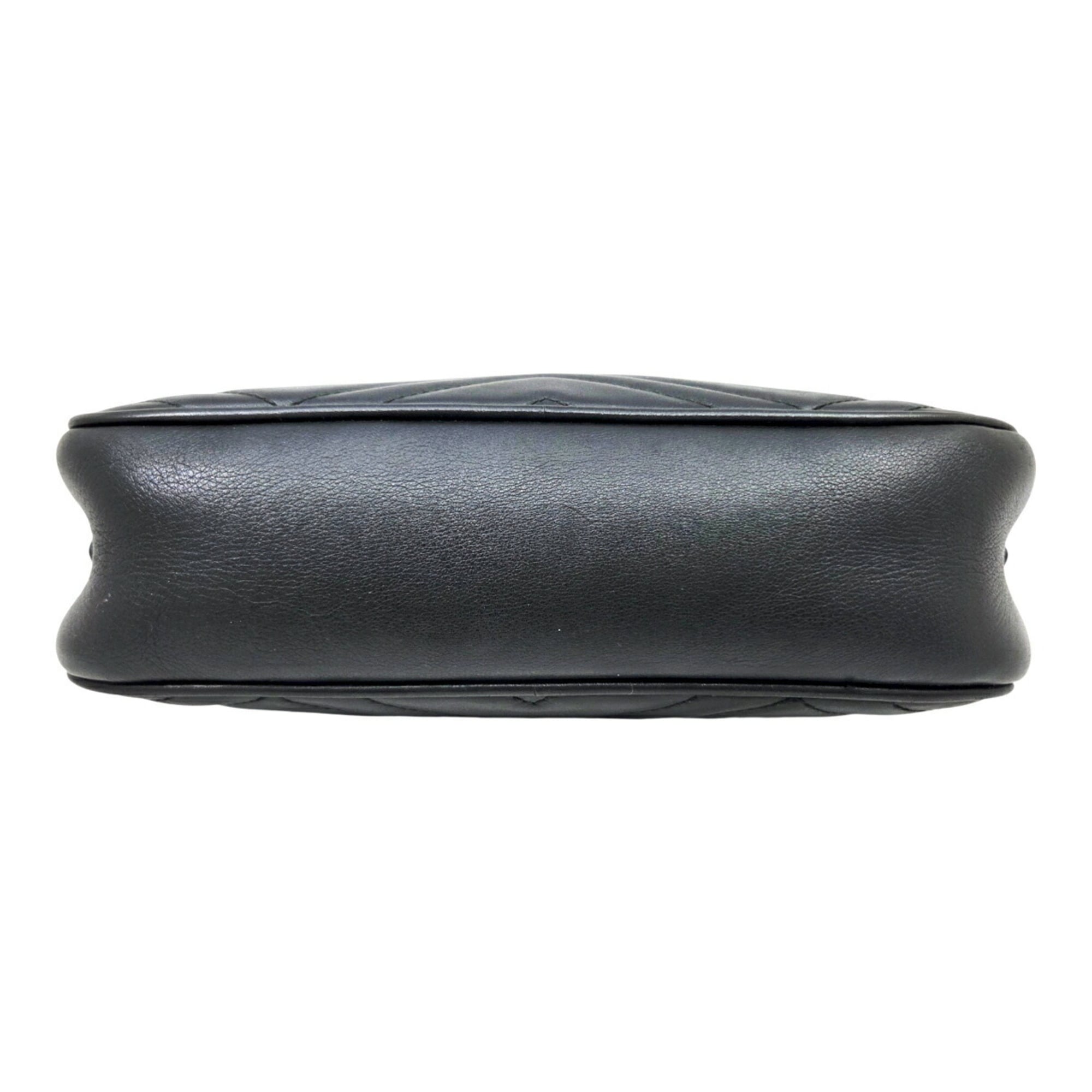 Gucci Black Leather Shoulder Bag (Pre-Owned)