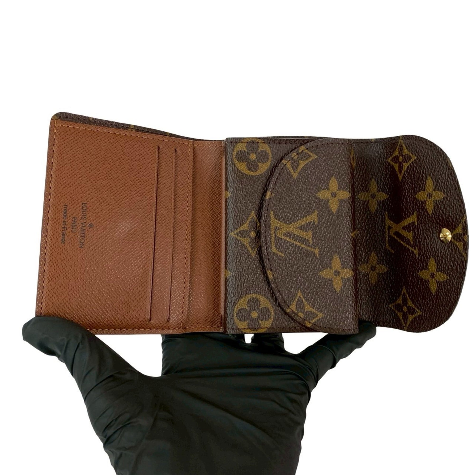 Louis Vuitton Brown Leather Pvc Wallet (Bi-Fold) (Pre-Owned)
