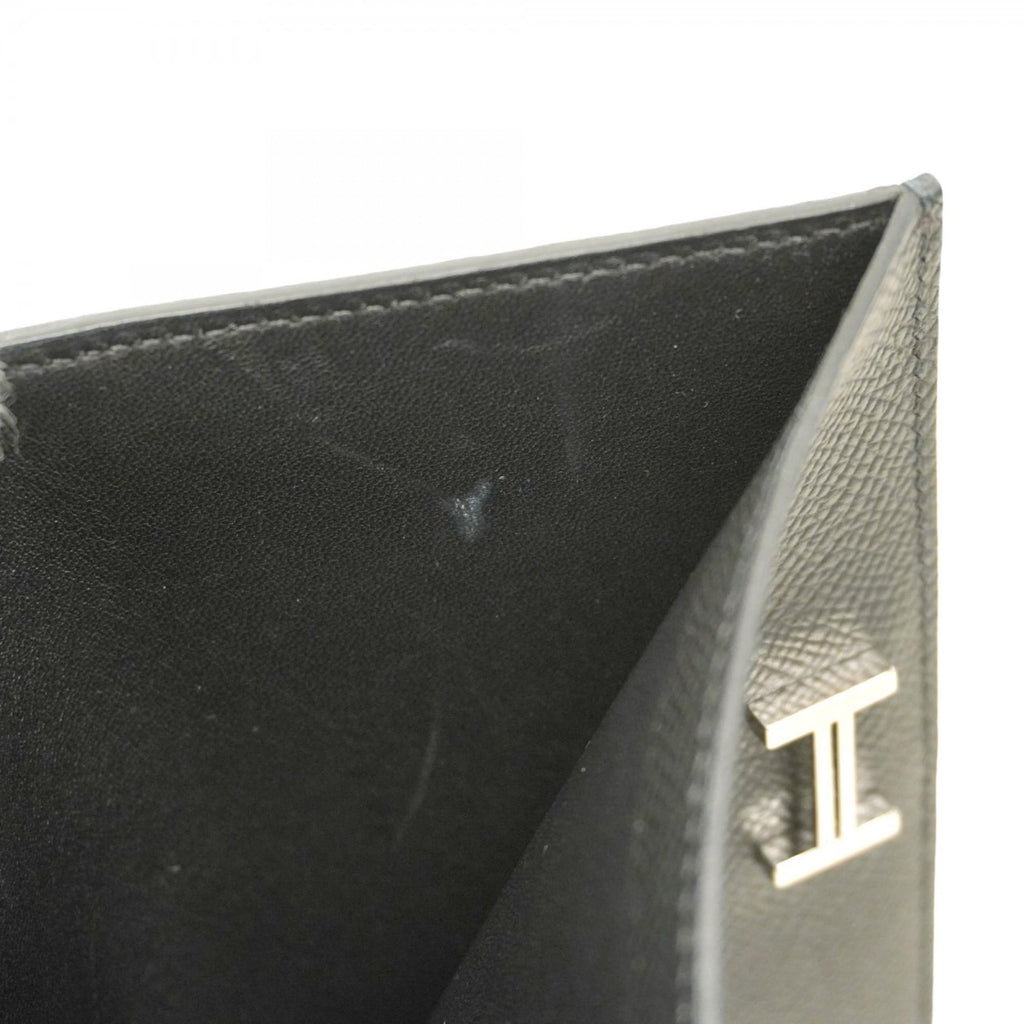 Hermes Black Epsom Leather Wallet (Bi-Fold) (Pre-Owned)
