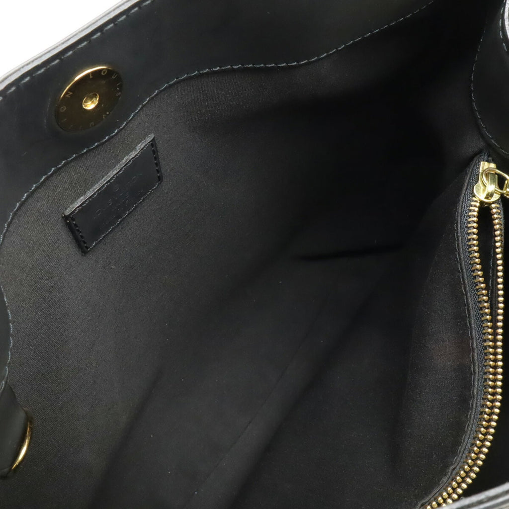 Louis Vuitton Black Noir Epi Leather Shoulder Bag (Pre-Owned)