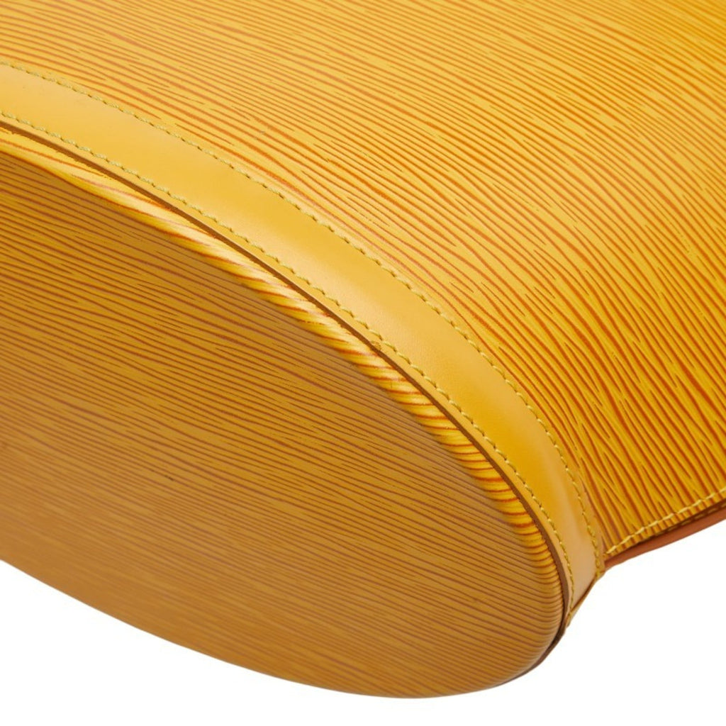 Louis Vuitton Yellow Leather Shoulder Bag Tote Bag (Pre-Owned)
