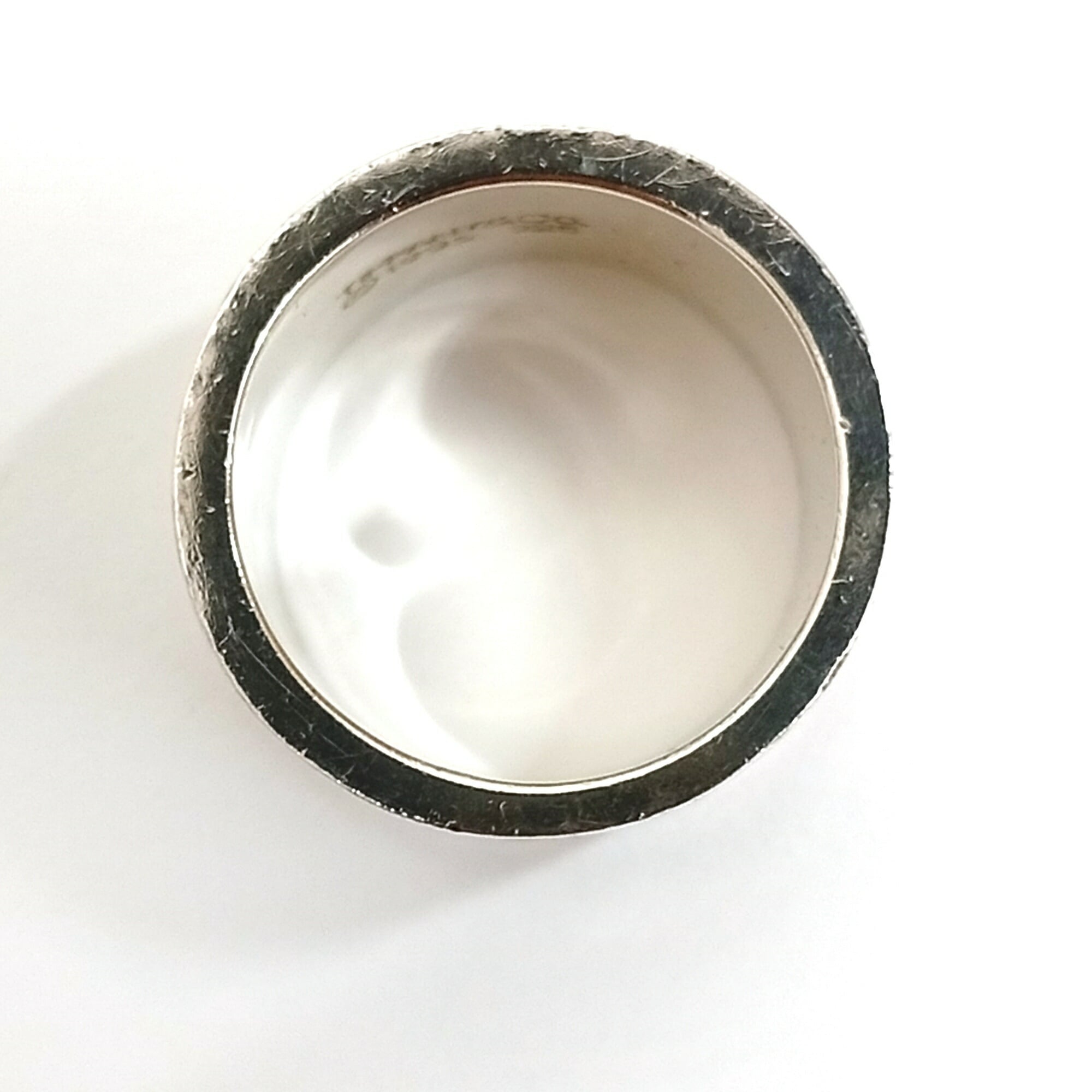 Tiffany Silver Silver 925 Band Ring (Pre-Owned)