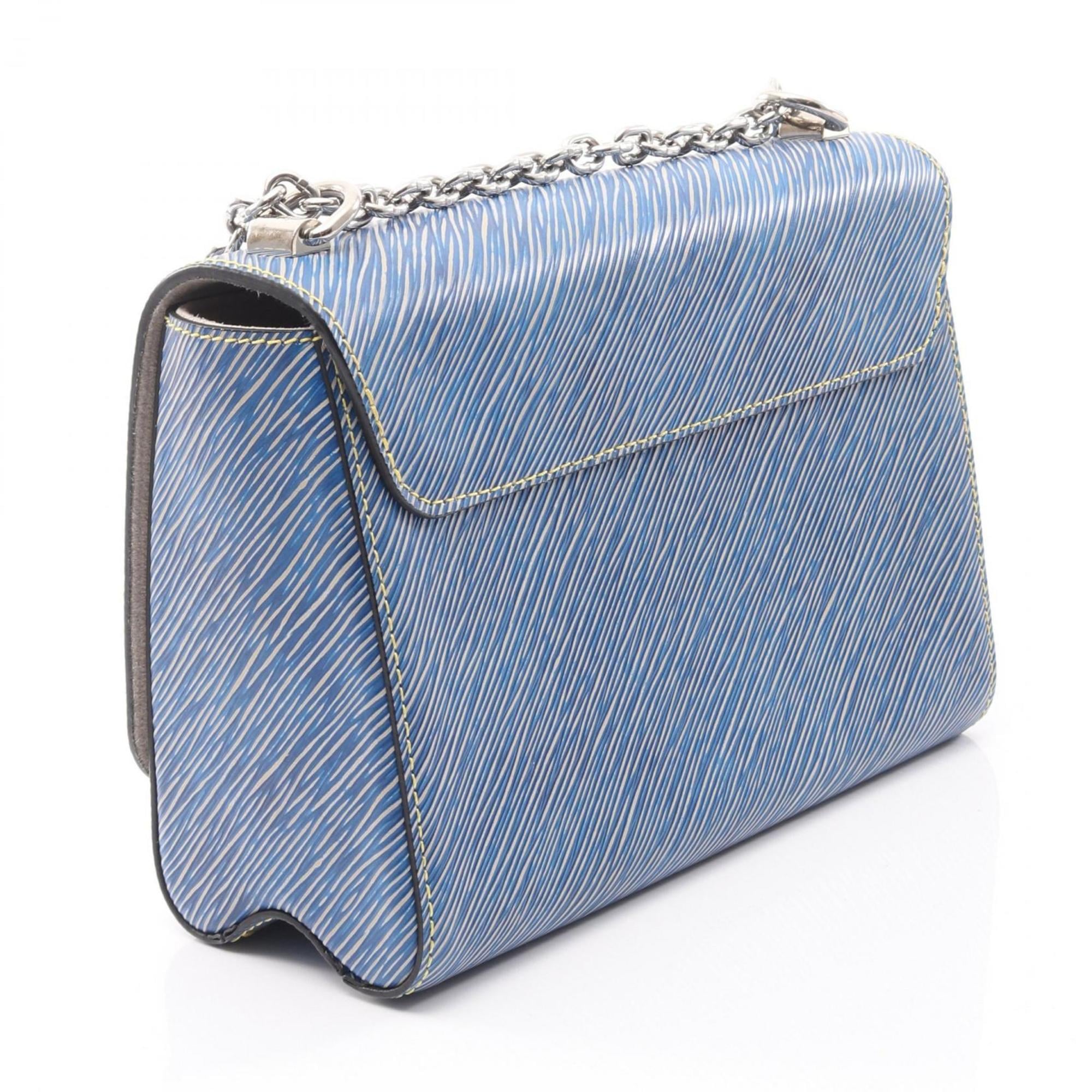 Louis Vuitton Blue Light Blue White Epi Leather Shoulder Bag (Pre-Owned)