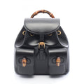 Gucci Black Leather Backpack (Pre-Owned)