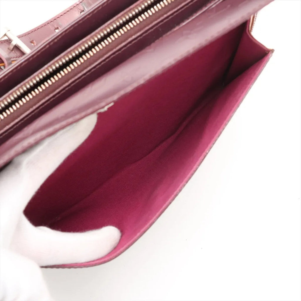 Louis Vuitton Violet Leather Shoulder Bag (Pre-Owned)