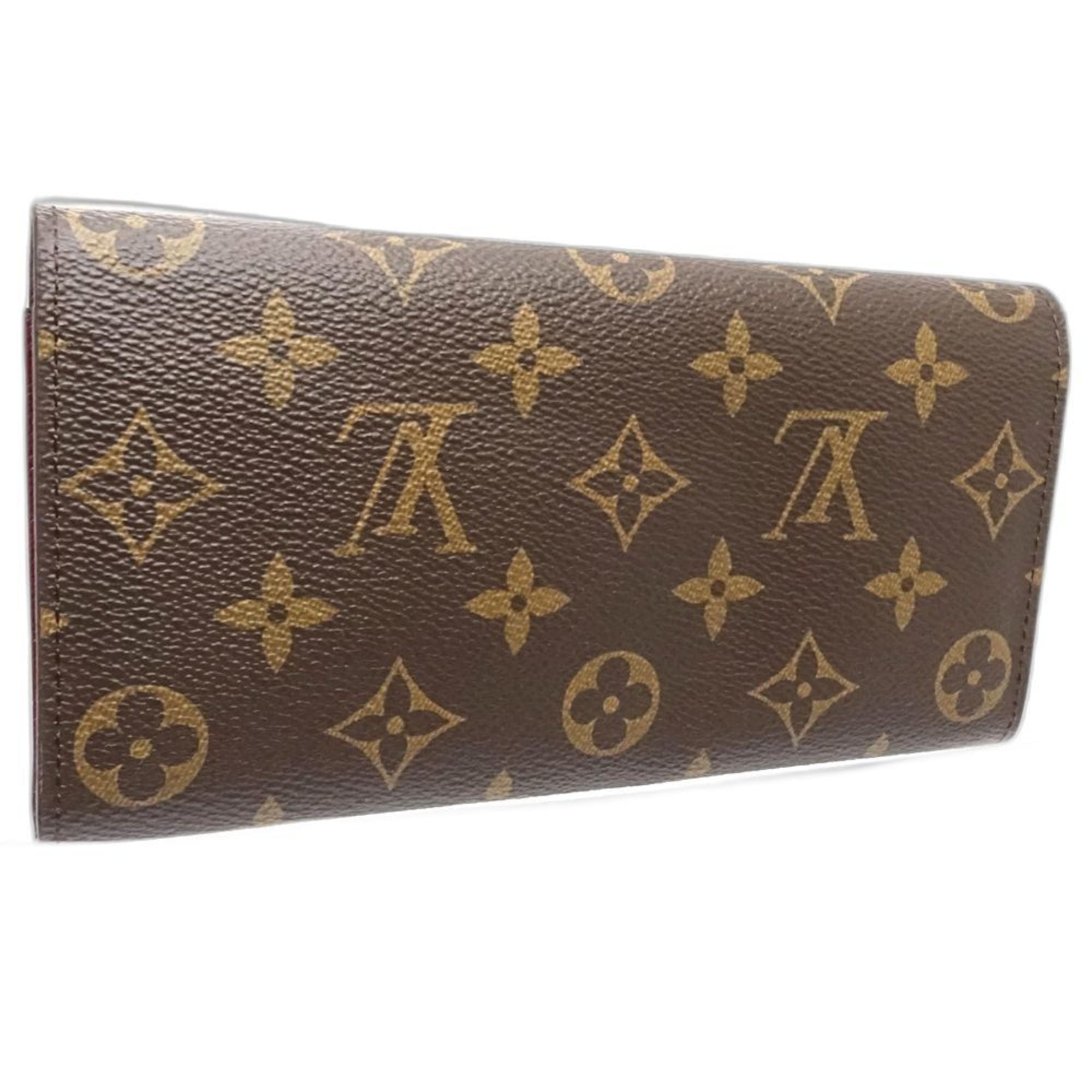 Louis Vuitton Monogram Brown Monogram Monogram Long Wallet (Bi-Fold) (Pre-Owned)