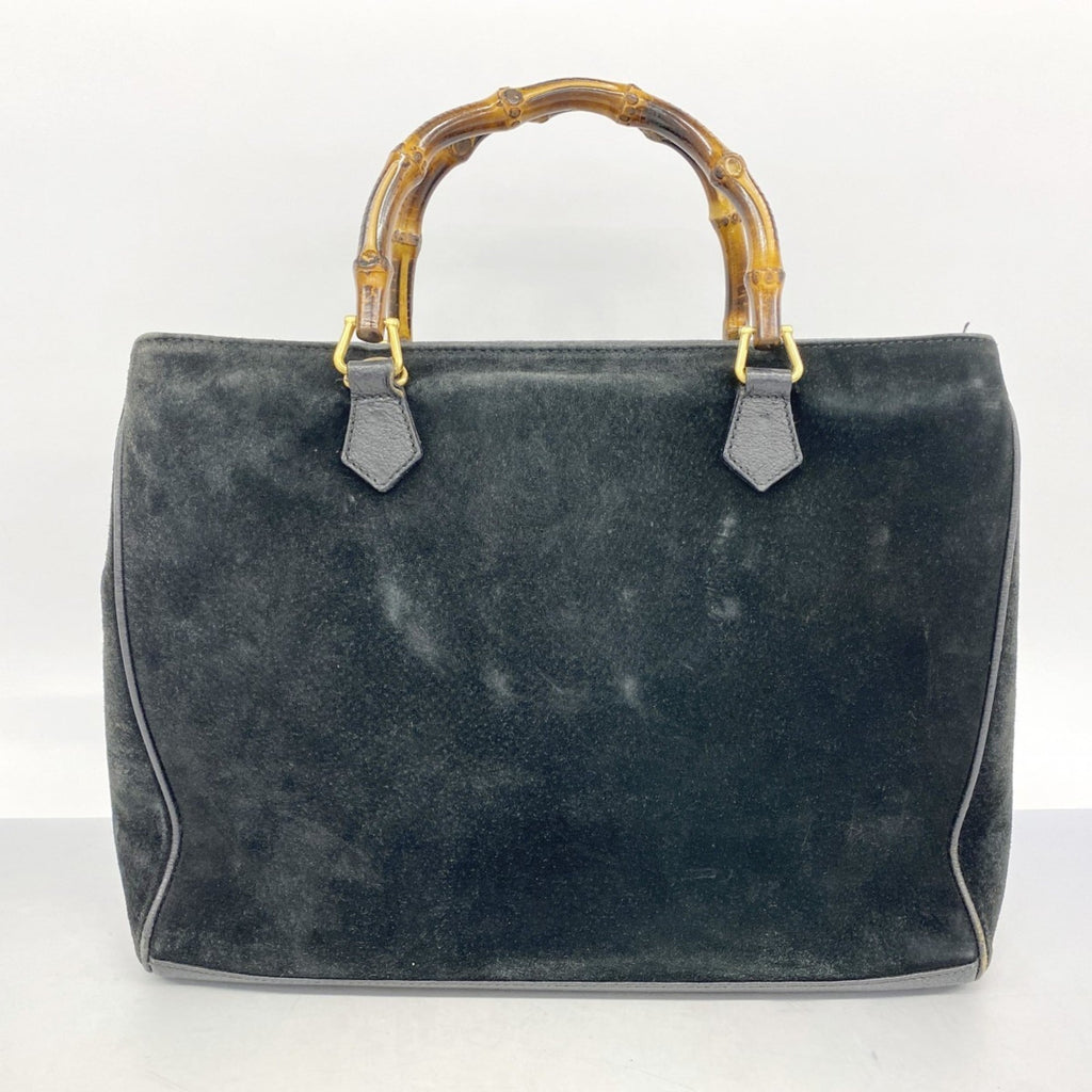 Gucci Black Suede Handbag (Pre-Owned)