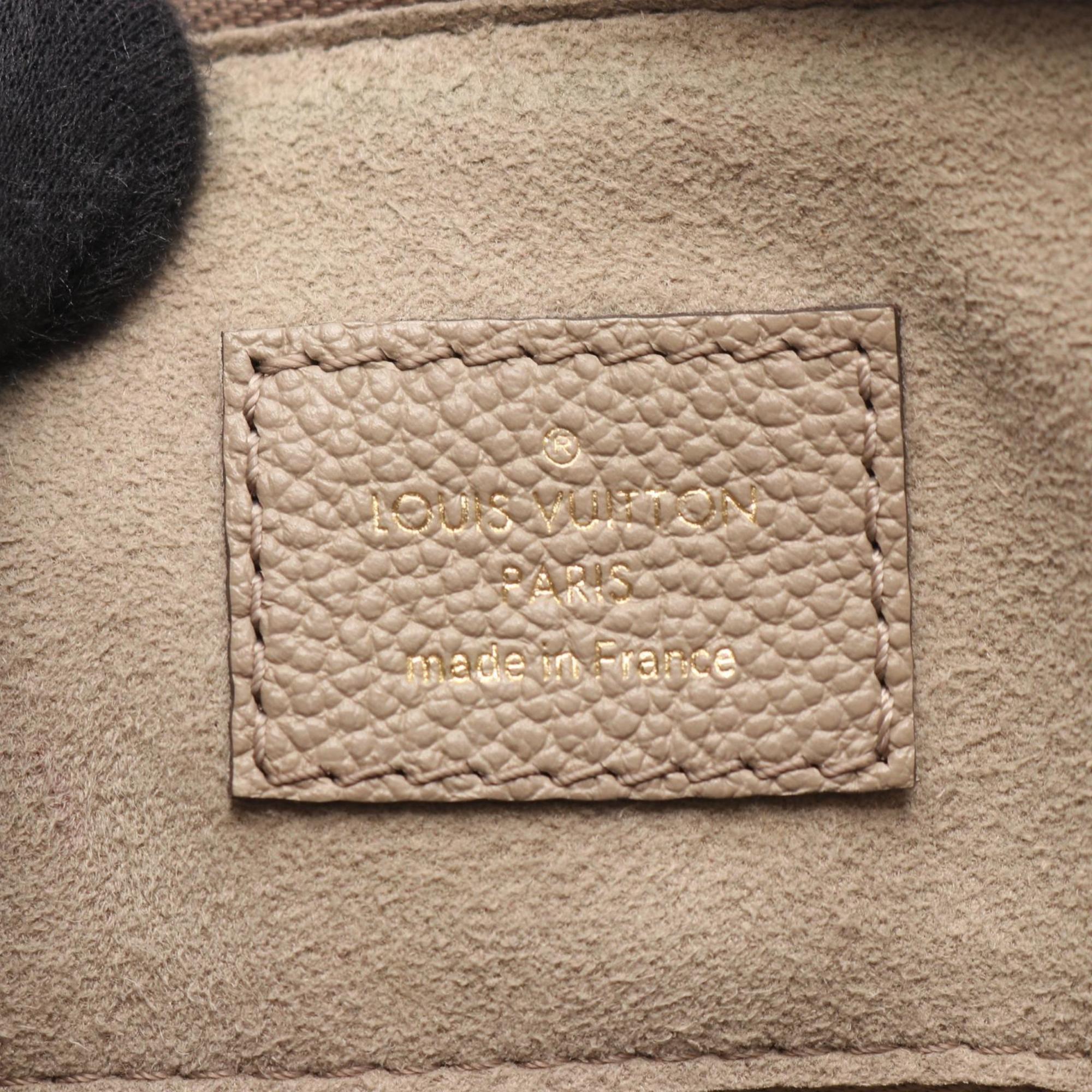 Louis Vuitton Beige Tourterelle Monogram Empreinte Handbag (Pre-Owned)