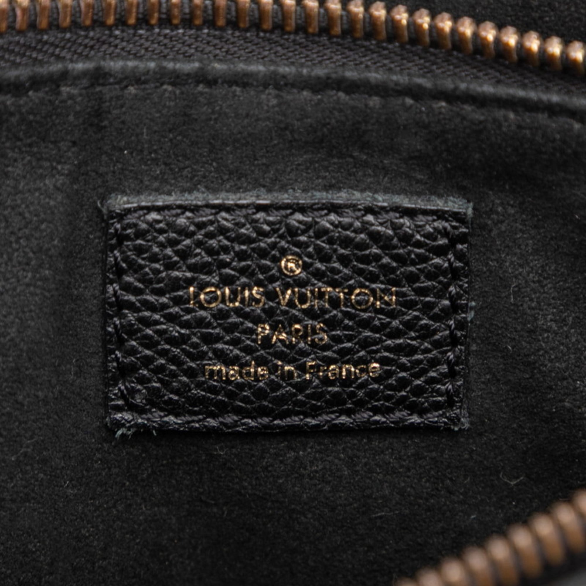 Louis Vuitton Black Brown Pvc Leather Handbag Shoulder Bag (Pre-Owned)