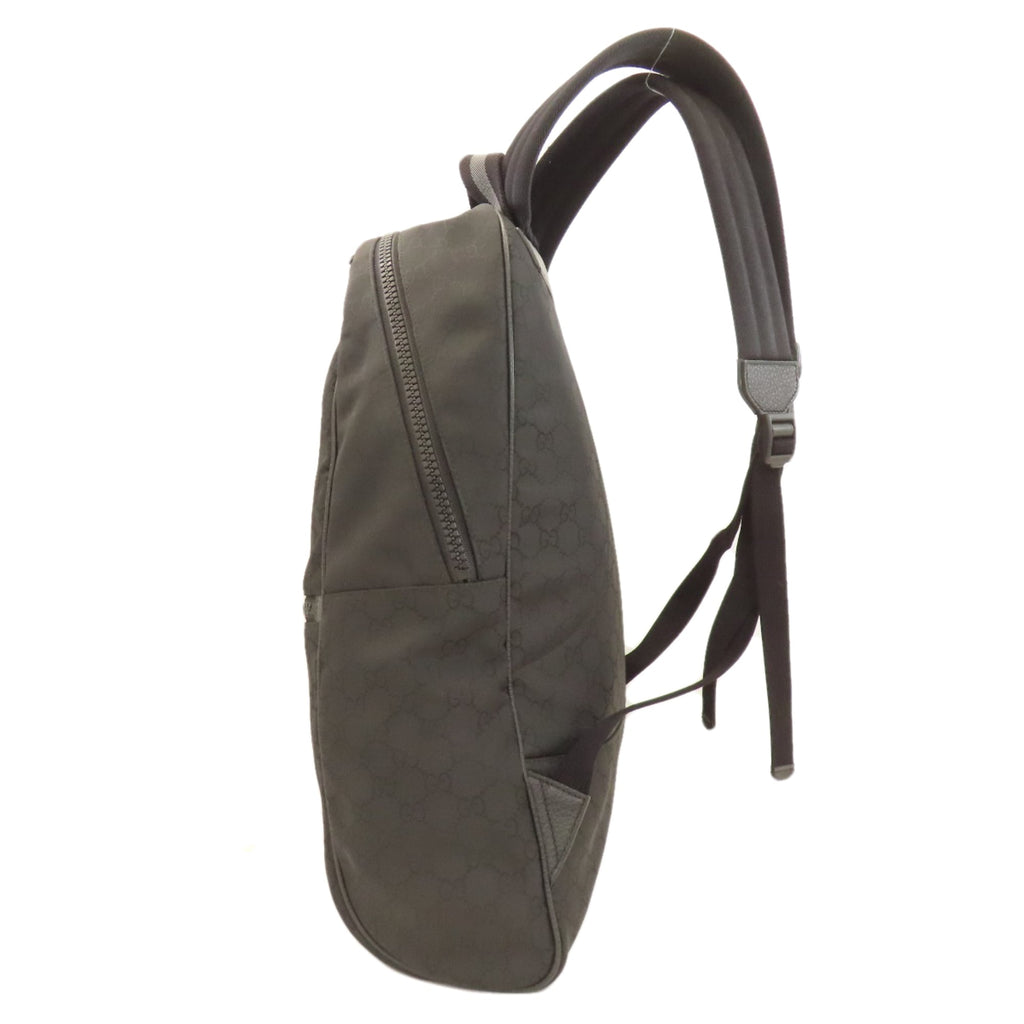 Gucci Black Canvas Backpack (Pre-Owned)